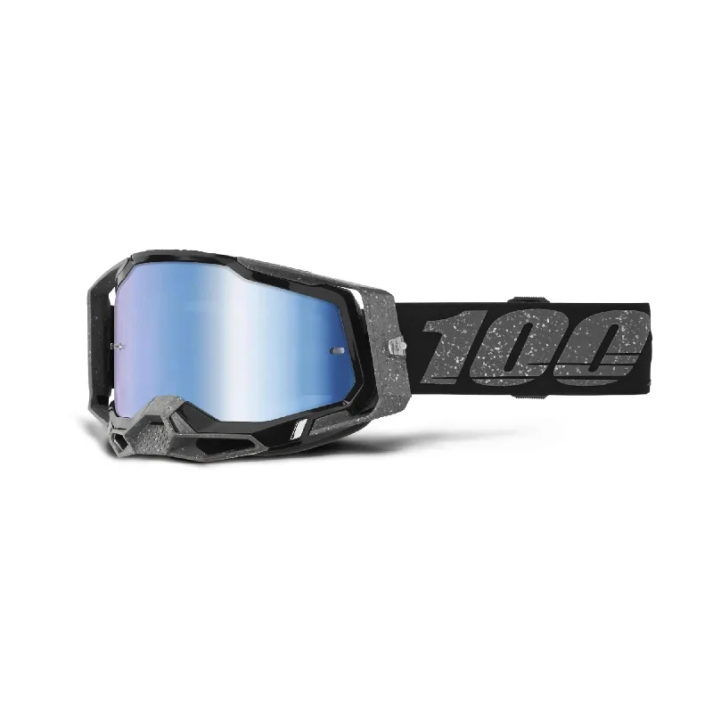 100% Racecraft 2 Goggles Kos / Mirror Blue Lens