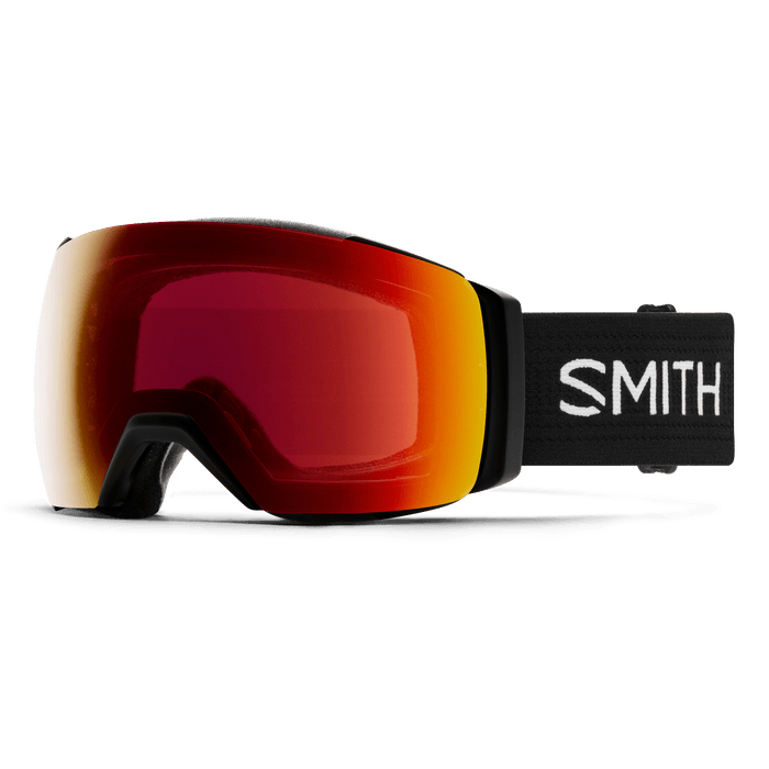 SMITH I/O Mag XL Black - ChromaPop Sun Red Mirror + ChromaPop Storm Yellow Flash Snow Goggle