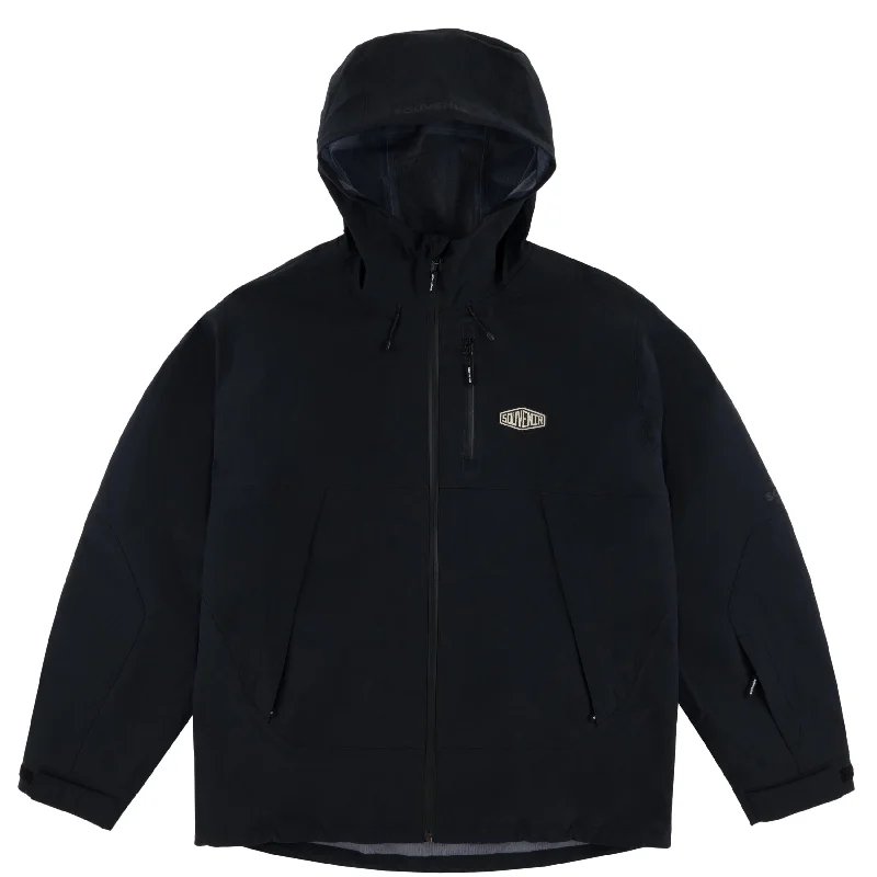 SOUVENIR 3 Ply Ripstop Shell Snowboard Jacket Black 2025