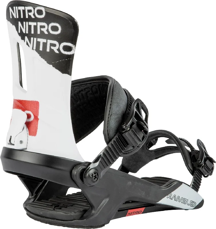 Nitro Rambler Snowboard Bindings Men's Medium (US 7-10.5) Raw New 2024