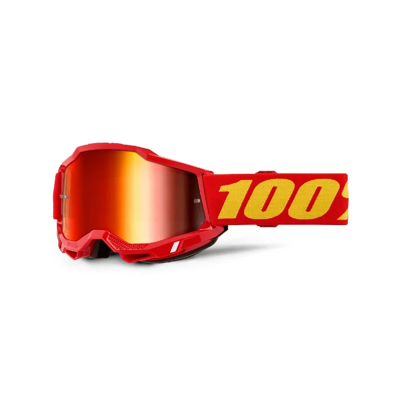 100% Accuri 2 Goggles Red / Mirror Red Lens