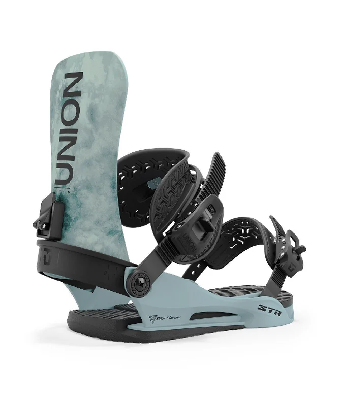 Union STR Snowboard Bindings, Men's Medium (US 8-10), Tie Dye New 2025 Tie-Dye