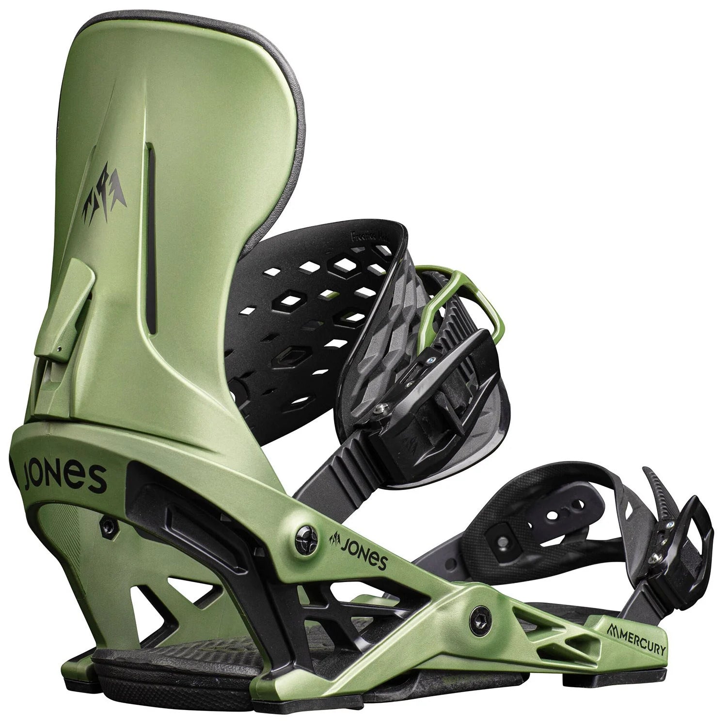 Jones Mercury Mens Snowboard Bindings Pine Green