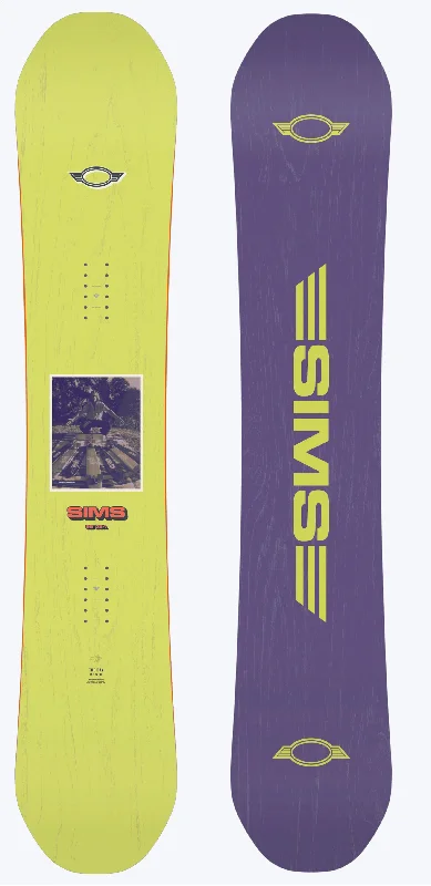 Sims The Day Snowboard Unisex 2023 Yellow / Purple