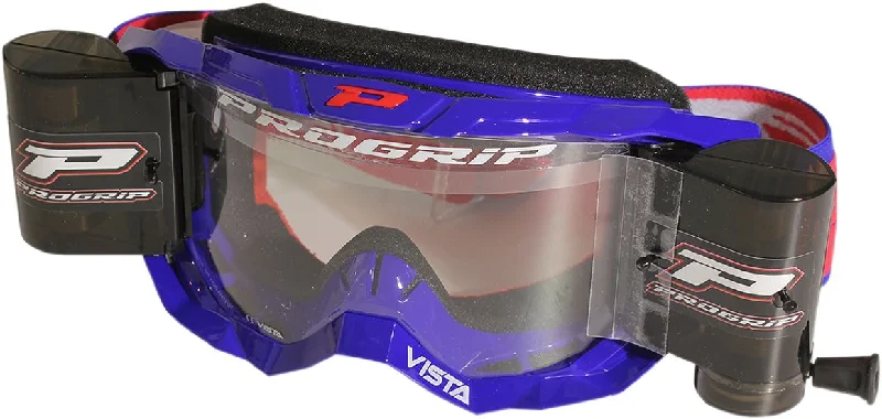 Pro Grip 3303 Vista MX America WIth Roll-Off Goggles Black / Blue / Red