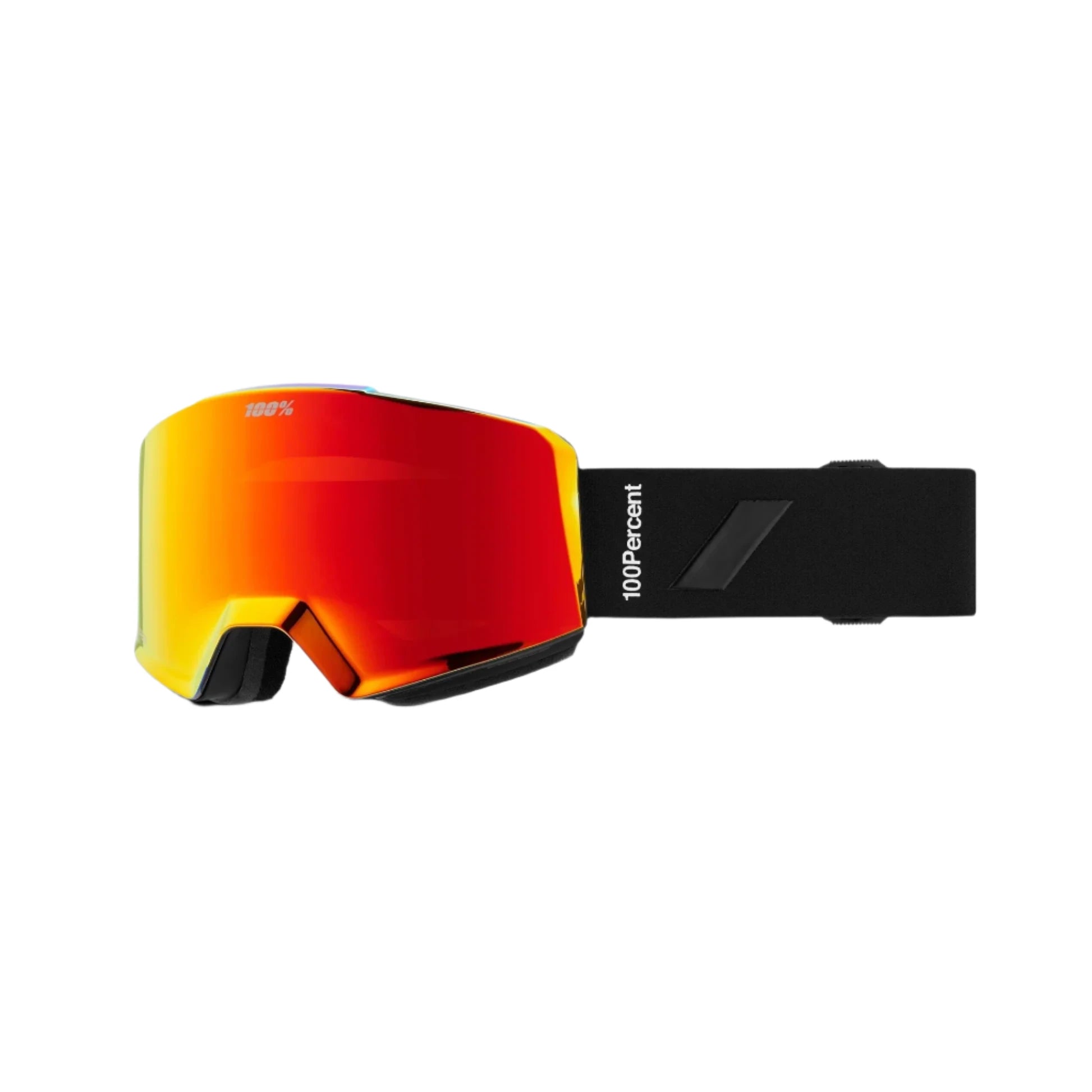 100% Norg Black - HiPER Red Mirror + HiPER Turquoise Mirror Snow Goggle