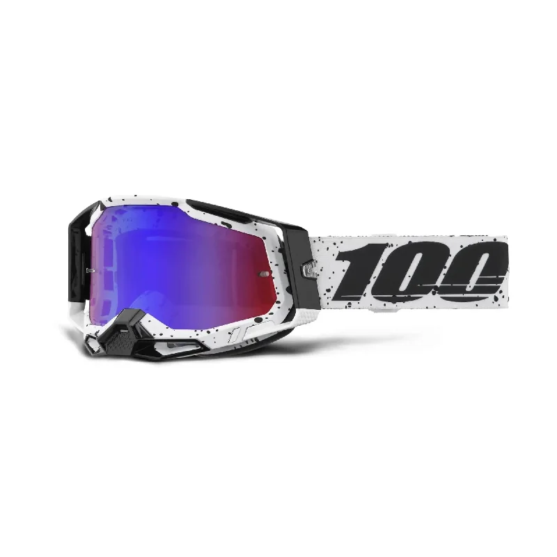 100% Racecraft 2 Goggles Trinity / Mirror Red/Blue Lens