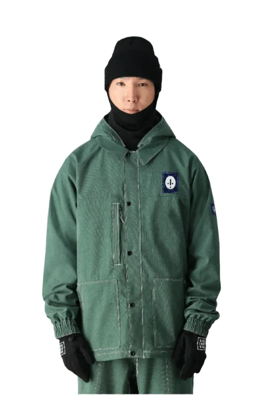 686 Dojo Snowboard Jacket Forest Green Denim 2025