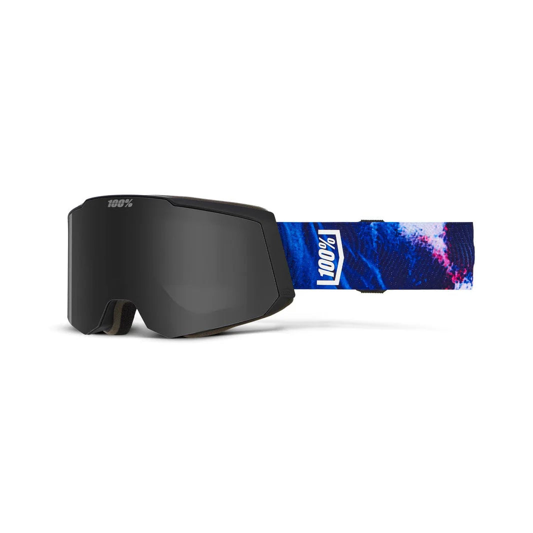 100% Snowcraft S Zoi Signature - HiPER Black Mirror + HiPER Blue Flash Mirror Snow Goggle