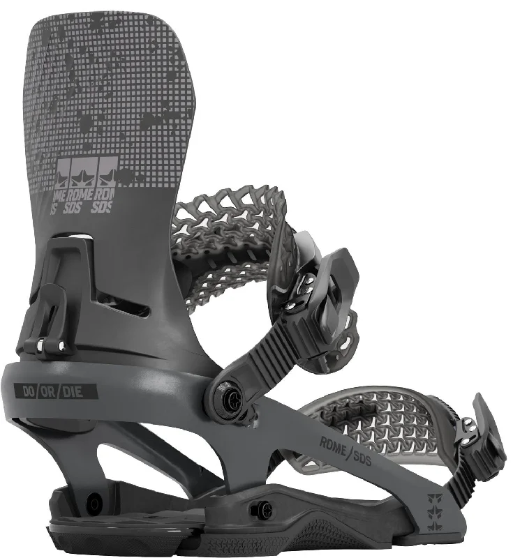 Rome D.O.D. Snowboard Bindings, M/L (US 7.5-10), Black New Do or Die 2025