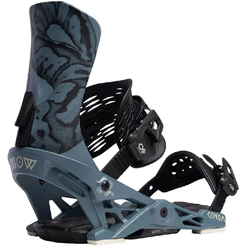 Now Conda Snowboard Bindings Womens Vintage Blue