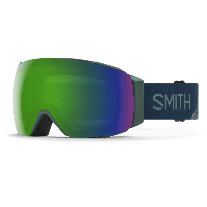 SMITH I/O Mag AC Bobby Brown - Chromapop Sun Green Mirror + Chromapop Storm Rose Flash Snow Goggle