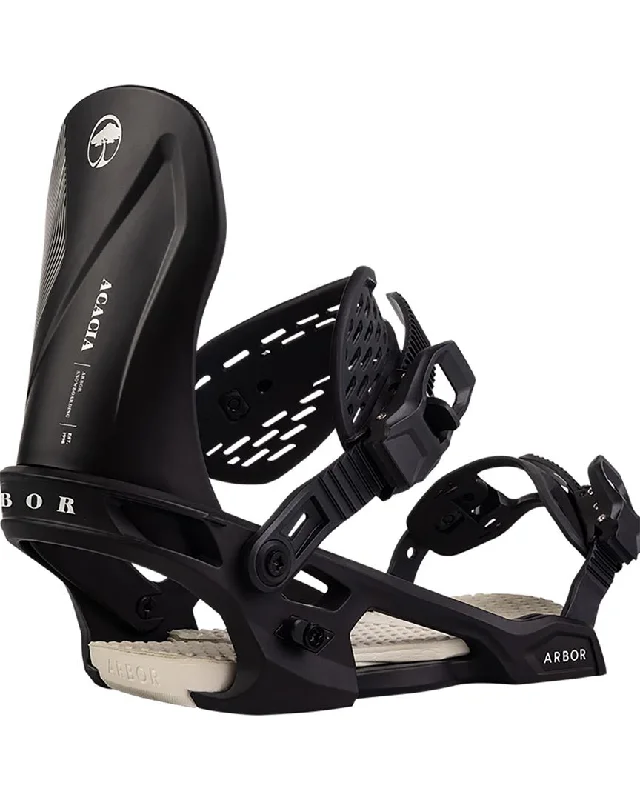 Acacia 2025 Women's Snowboard Bindings - Black/Marshmellow 2025