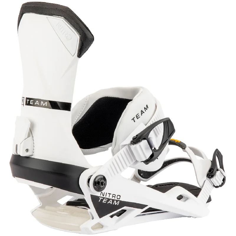 Nitro Team Mens Snowboard Bindings White