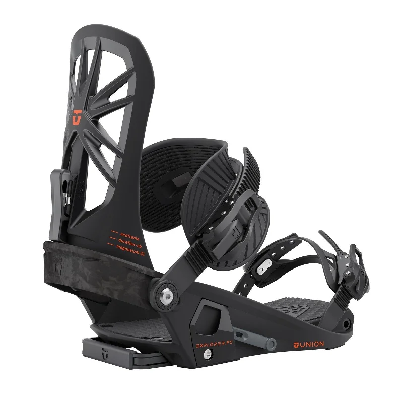 Union Explorer FC Splitboard Snowboard Bindings Medium (US 8- 10) Black New 2022