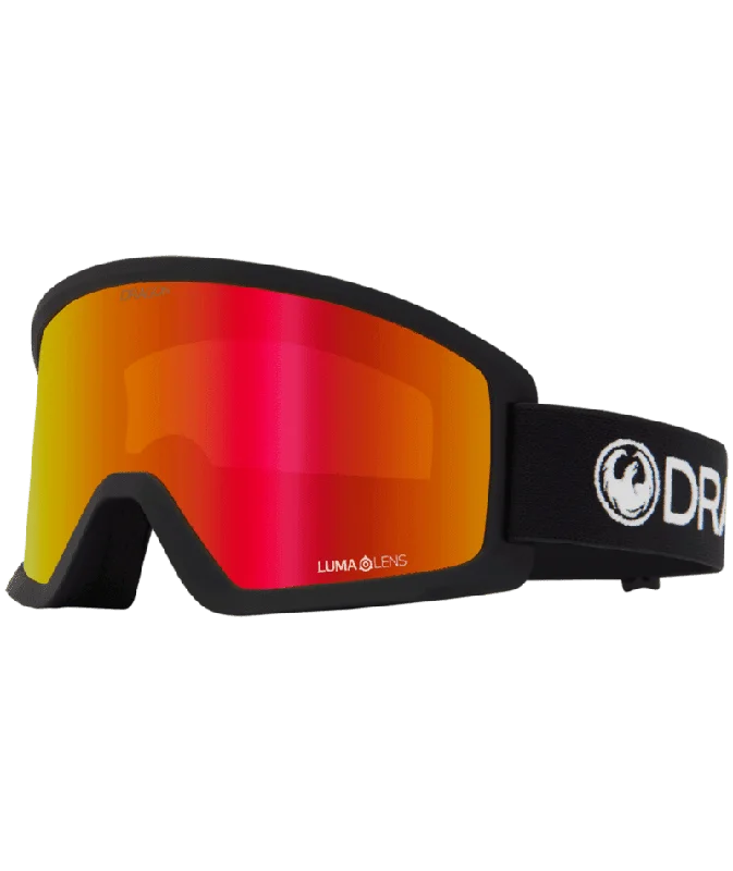 DRAGON DX3 L OTG Black - Lumalens Red Ion Snow Goggle