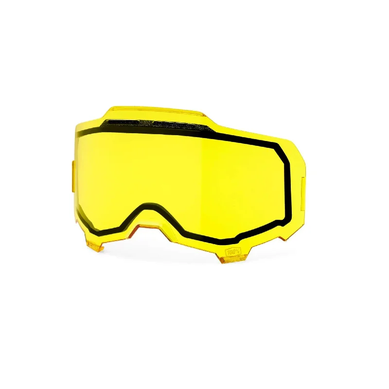 100% Armega Replacement Dual Pane Vented Lens Yellow