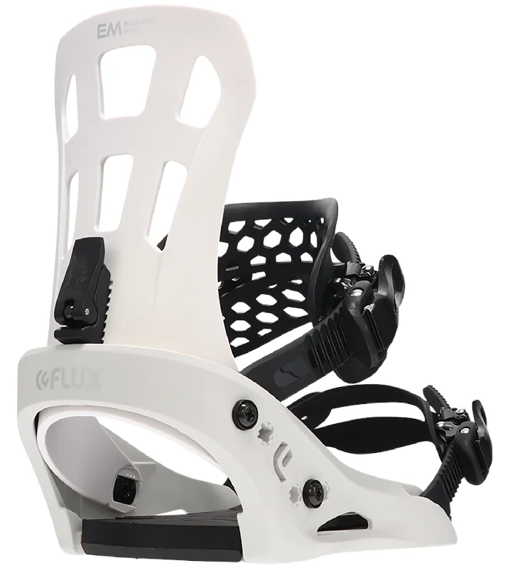 Flux EM Snowboard Bindings Mens White