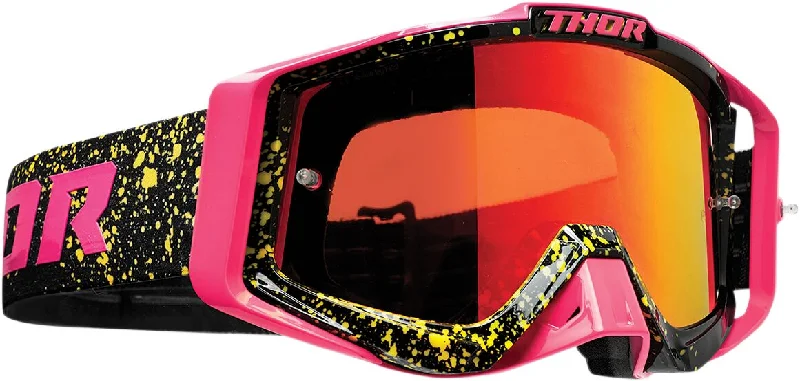 Thor Sniper Pro Splatta Goggles Fluo Pink / Black