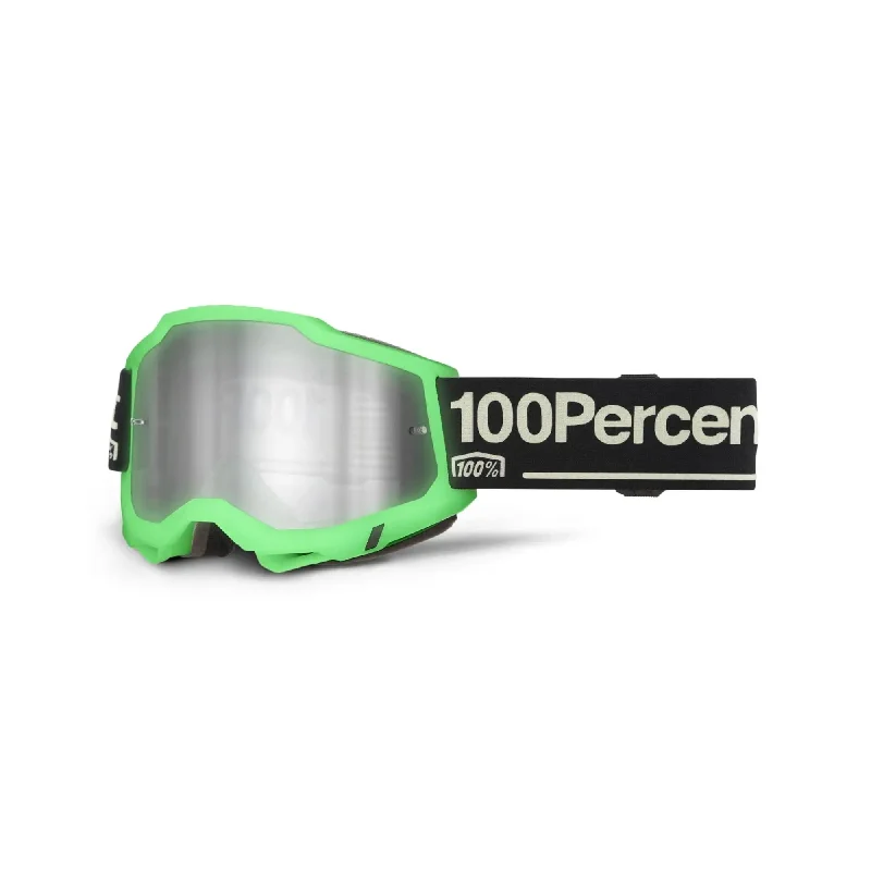 100% Accuri 2 Goggles Glow / Mirror Silver Lens