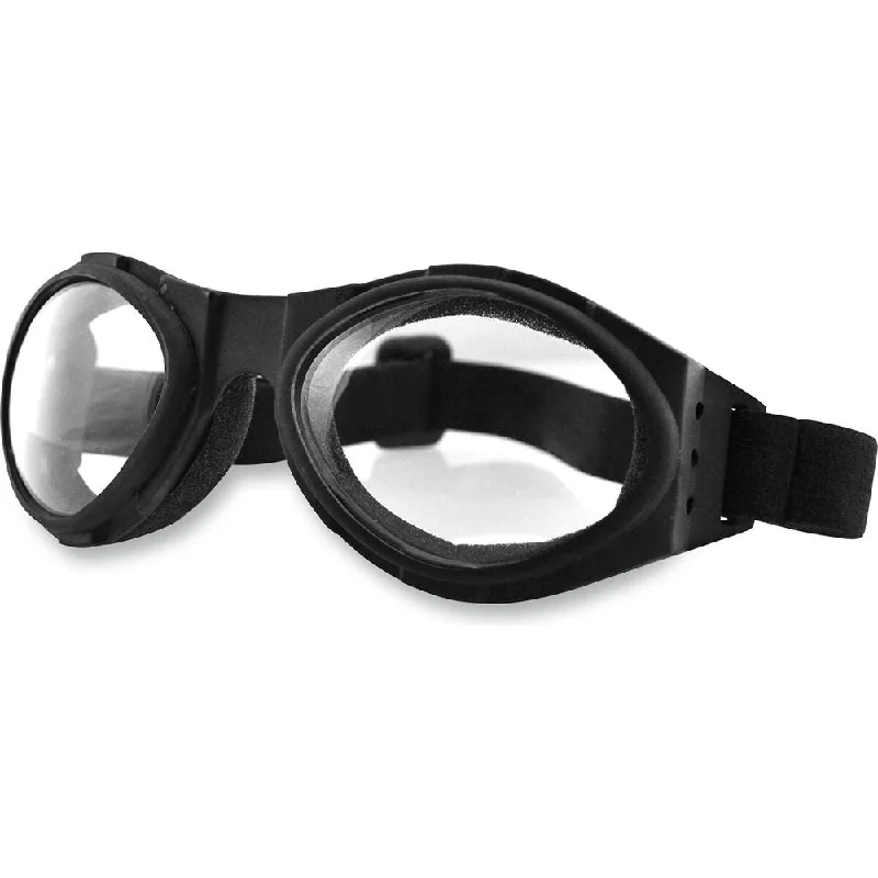 Bobster Bugeye Extreme Sport Goggles Black With Clear Lenses