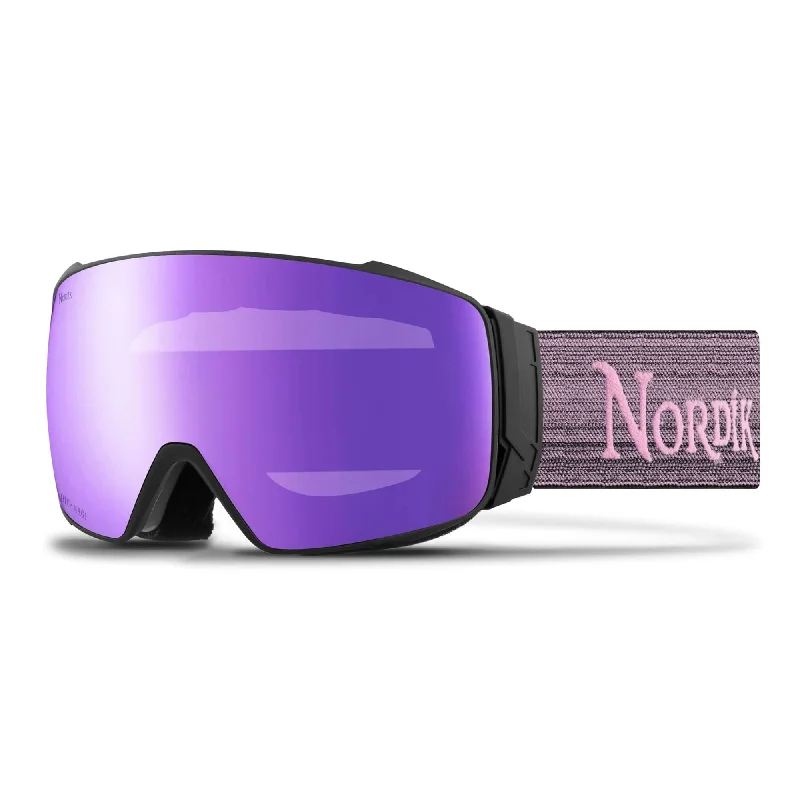 Diamant™ Anti-Fog Purple Ski Goggles