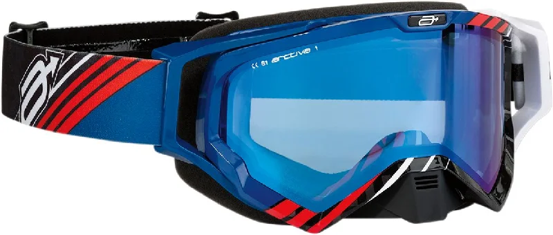 Arctiva Vibe Goggles Black / Blue / Red