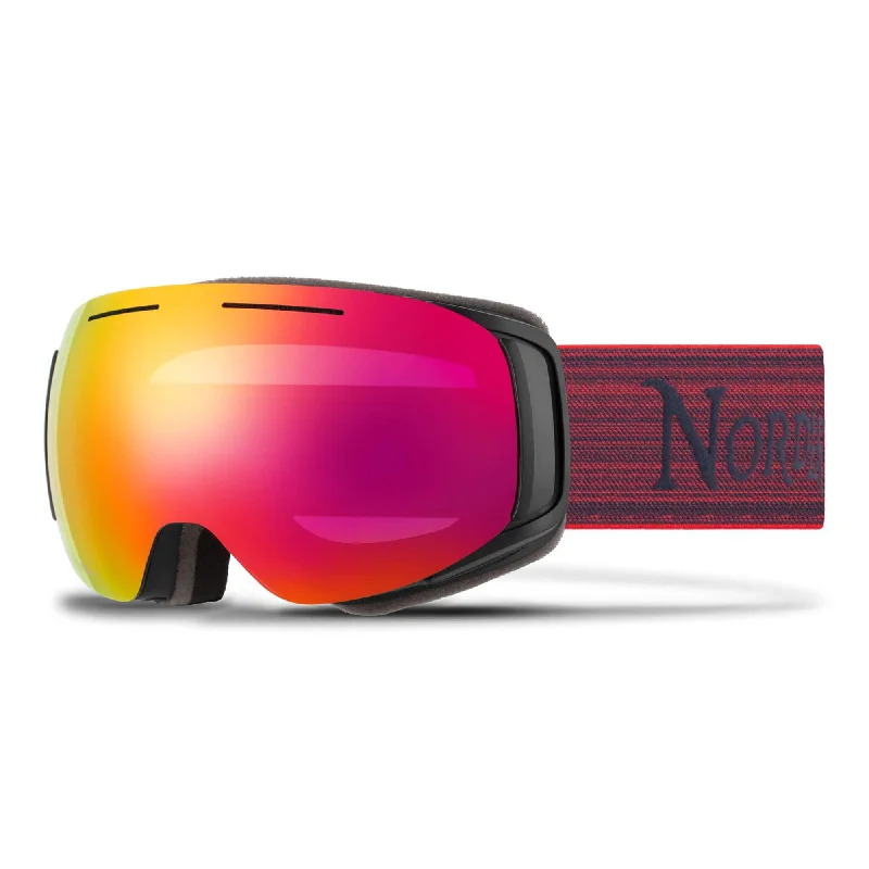 LOKI Magnetic Diamant™ Anti-Fog Vented Red Ski Goggles