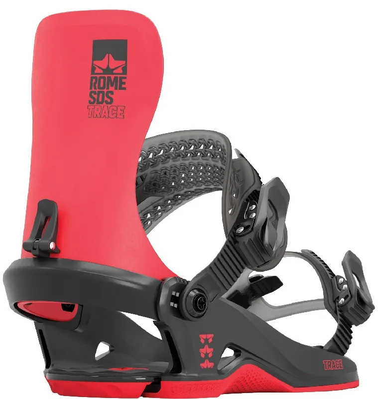 Rome Trace Snowboard Bindings Mens M/L Black/Red (US 7.5 - 10) New 2025