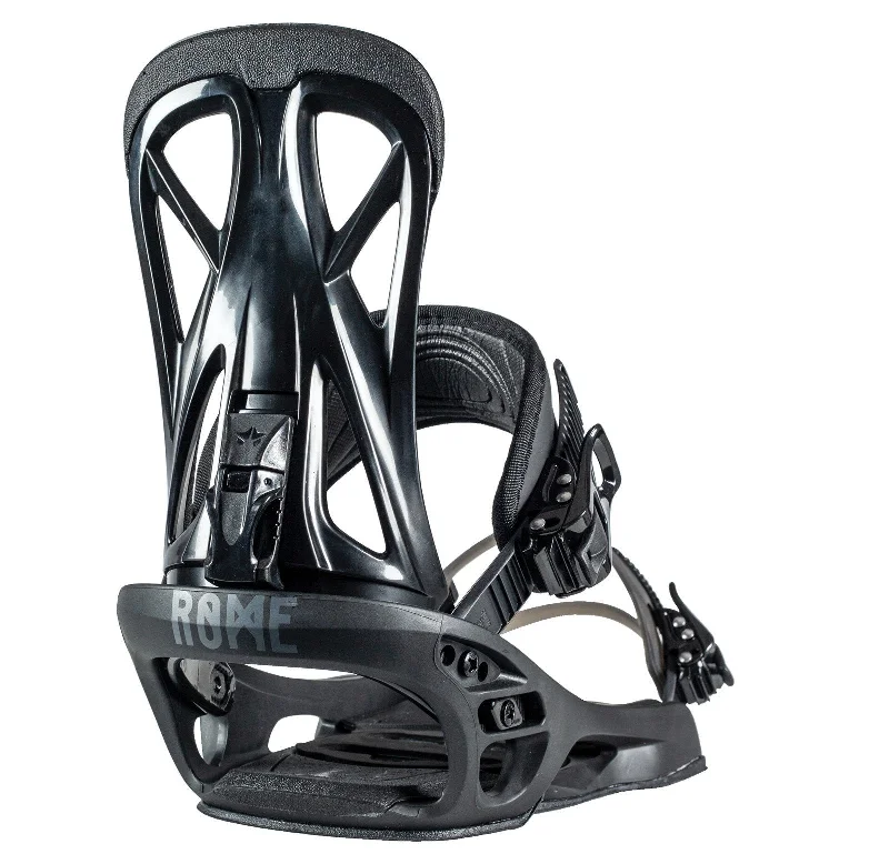 Rome United Men's Snowboard Bindings Size L/XL Black (US 10 - 13) New