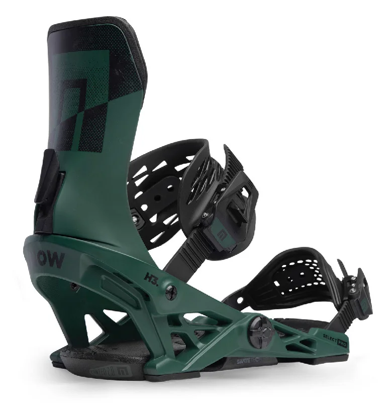 Now Select Pro Snowboard Bindings Mens Malachite