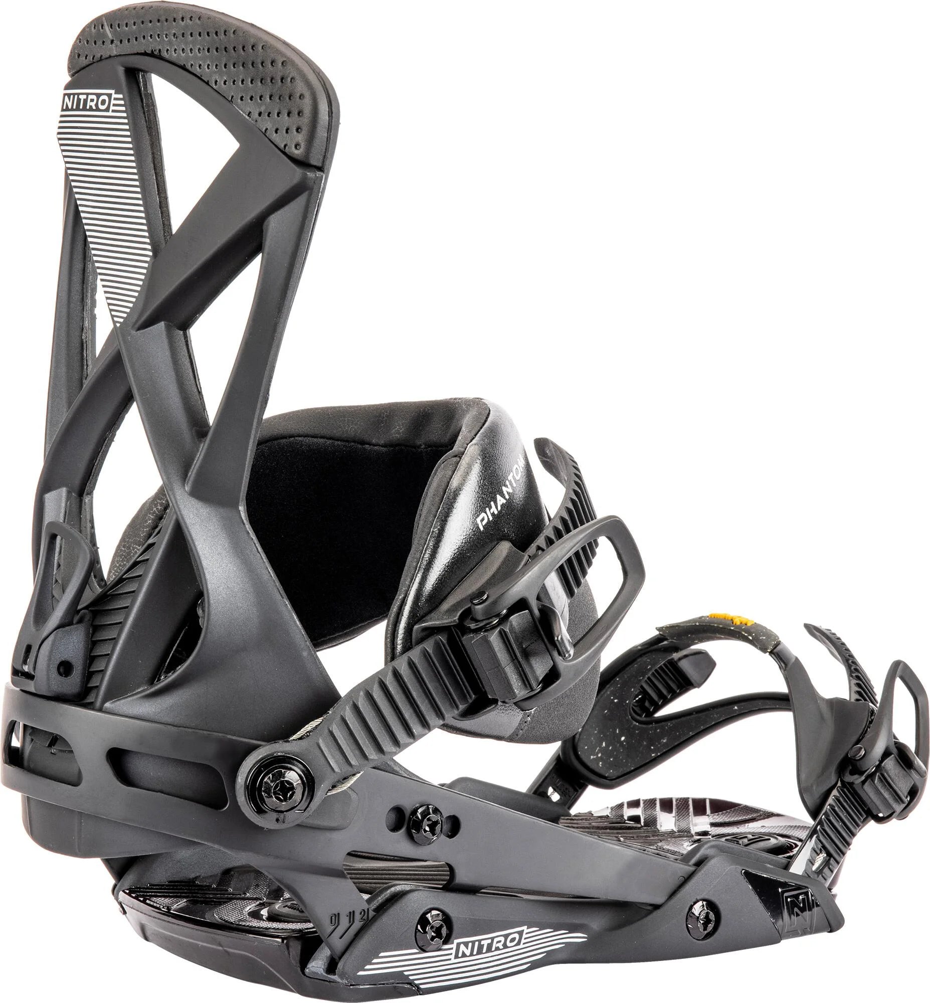 Nitro Phantom Mens Snowboard Bindings Ultra Black