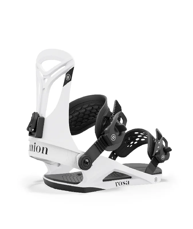 Union Rosa Snowboard Bindings Women's Medium (US 6.5-8.5) White 2025