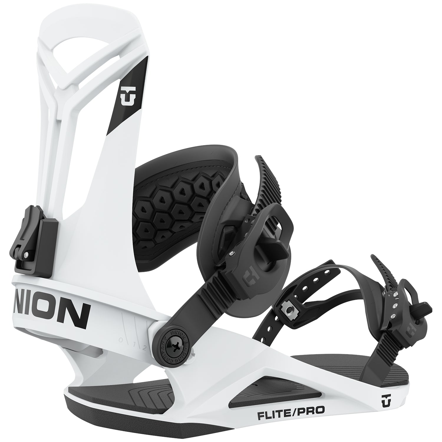 Union Flight Pro Mens Snowboard Bindings White