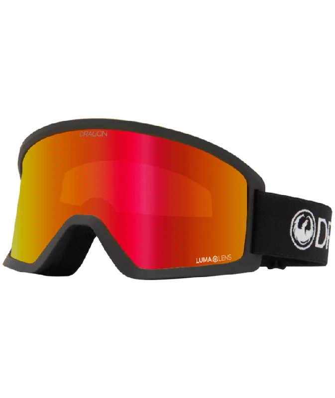 DRAGON DX3 OTG Black - Lumalens Red Ion Snow Goggle