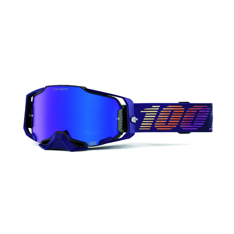 100% Armega Goggles Agenda / HiPER Mirror Blue Lens