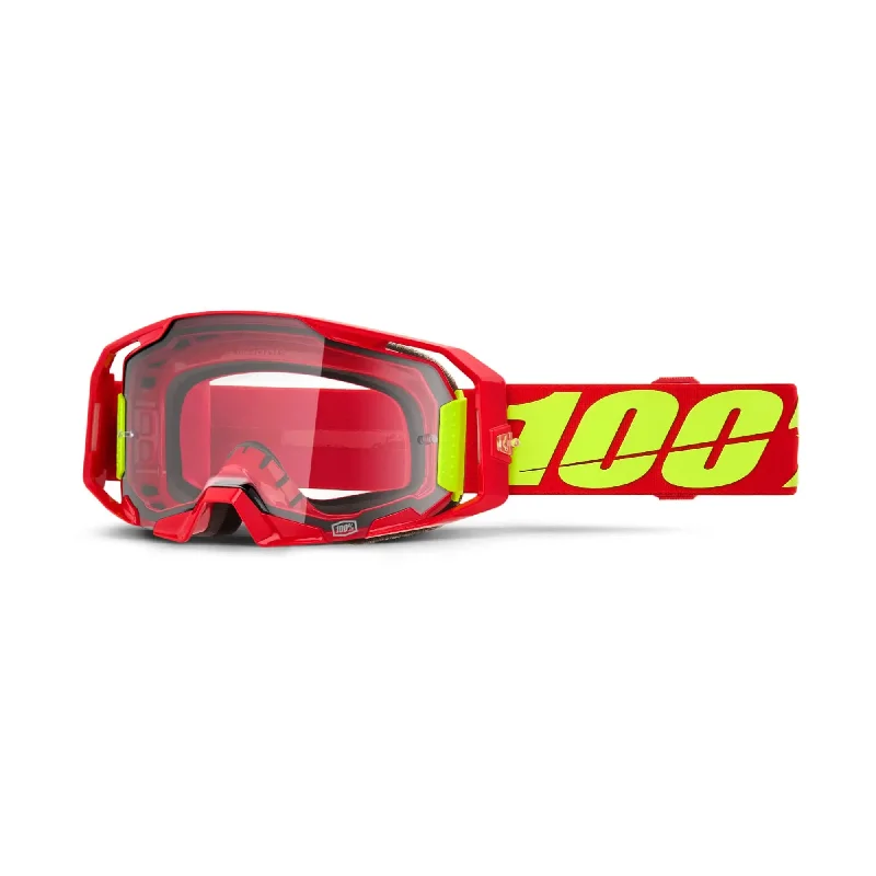 100% ARmatic Goggles Red / Clear Lens