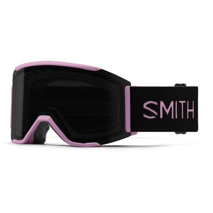 SMITH Squad MAG Proper Pink - ChromaPop™ Sun Black + ChromaPop Storm Blue Sensor Mirror Snow Goggle