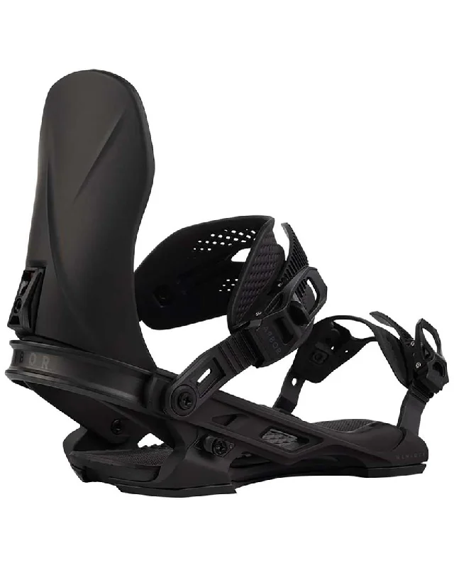 Hemlock Snowboard Bindings - Black 2025