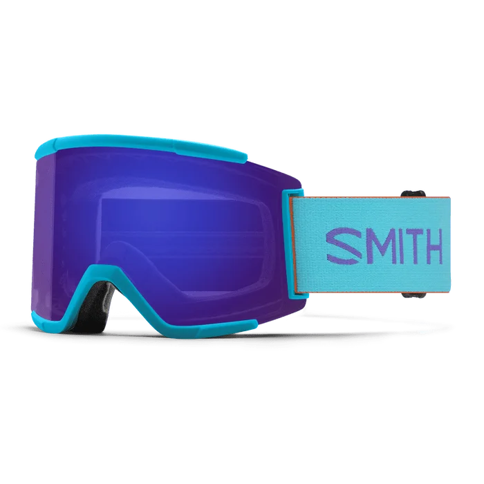 SMITH Squad XL Olympic Blue - ChromaPop Everyday Violet Mirror + ChromaPop Storm Amber Snow Goggle