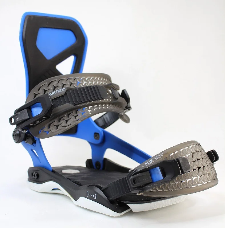 Rome Vice Snowboard Bindings, M/L (Mens US 7-10), Blue 2024 - Demo