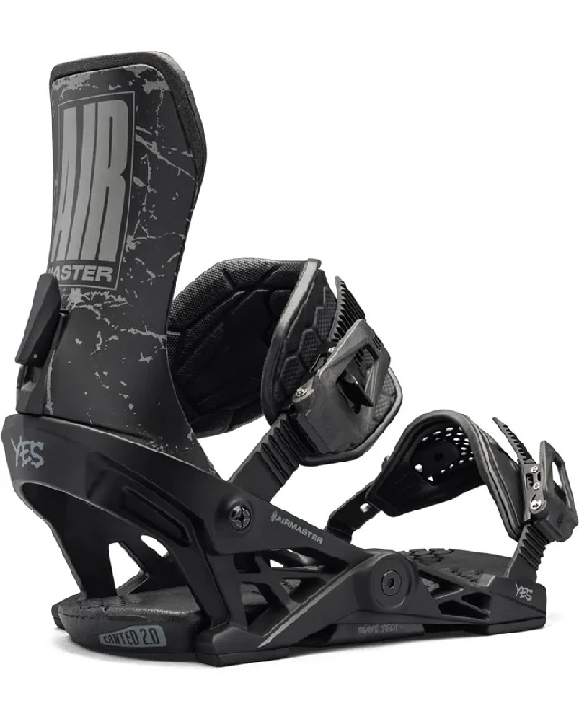 Airmaster Snowboard Bindings - Black 2025