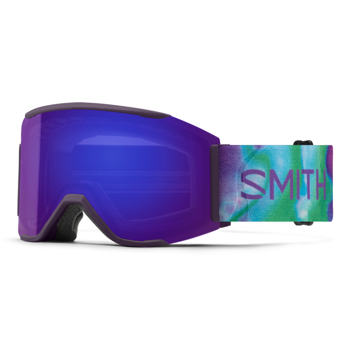 SMITH Squad MAG Cosmos Aurora - ChromaPop Everyday Violet Mirror + ChromaPop Storm Blue Sensor Mirror Snow Goggle