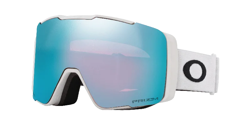 OAKLEY Line Miner Pro M Matte White - Prizm Sapphire Iridium + Prizm Iced Iridium Snow Goggle