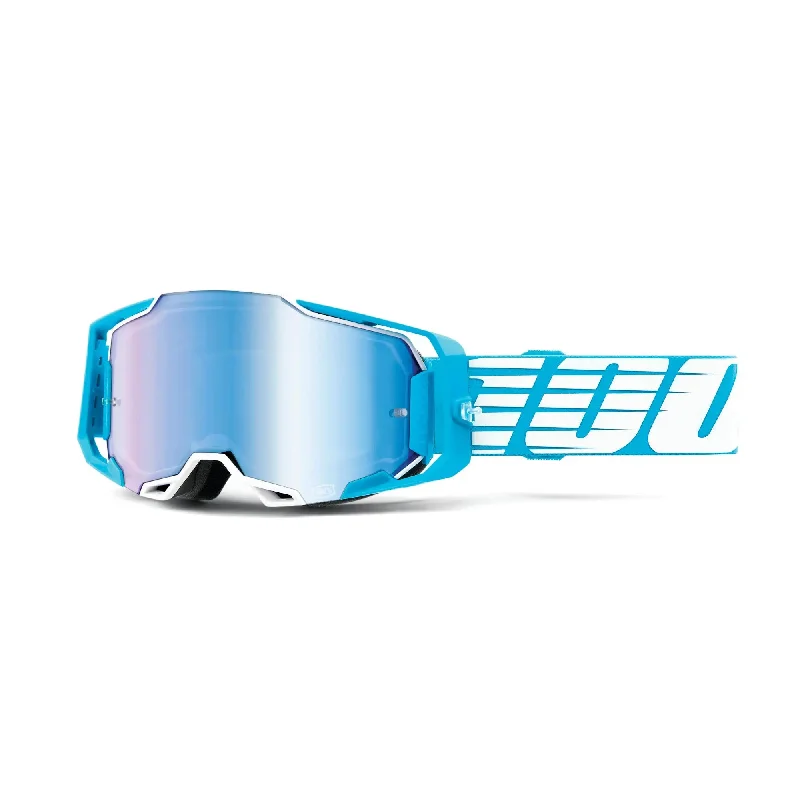 100% Armega Goggles Sky / Mirror Blue Lens