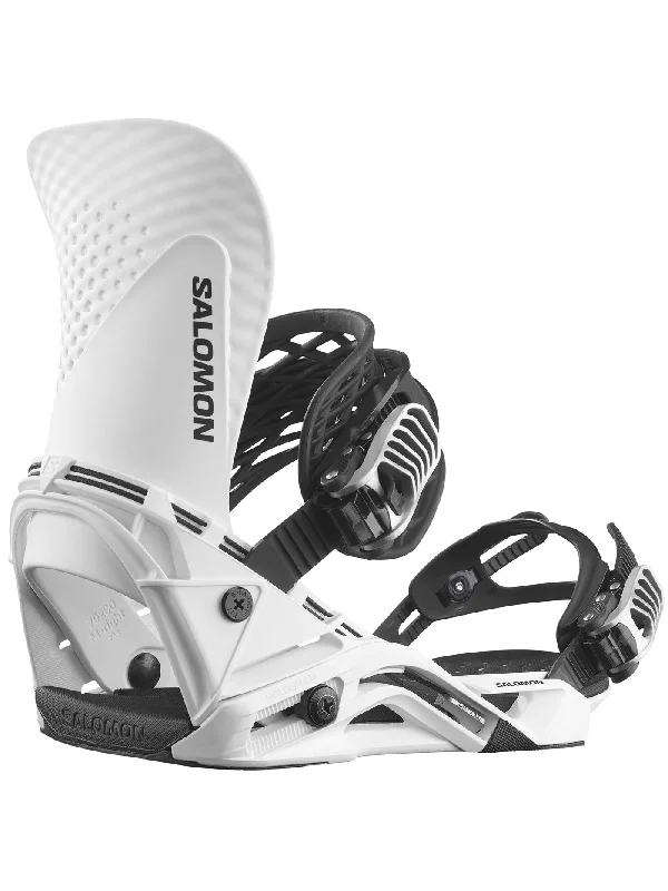 Hologram White Snowboard Bindings