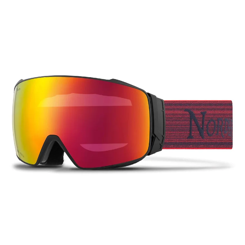 Anti-Fog Red Ski Goggles