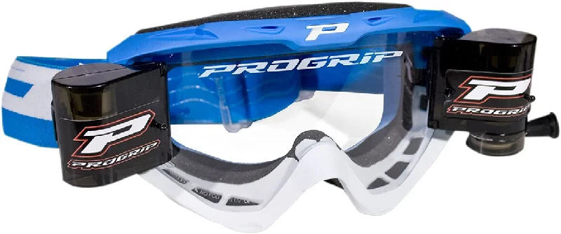 Pro Grip Goggles Riot Roll-Off Light Blue / White