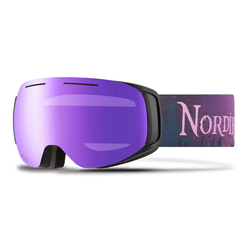 LOKI Magnetic Diamant™ Anti-Fog Vented Purple Ski Goggles