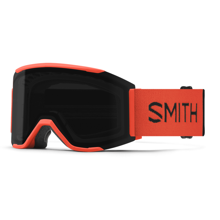 SMITH Squad Mag Poppy - ChromaPop Sun Black + ChromaPop Storm Blue Sensor Mirror Snow Goggle